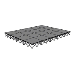 IntelliStage Lightweight 16x20 Portable Stage System 16x20, 16 x 20, staging, easy lite, express deck, modular, portable staging, lightweight, 4x4 panels, 4x4 deck, 20x16, 20 x 16